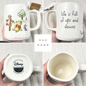 Rae Dunn Disney Winnie The Pooh Mug Life is Full of Ups and Downs